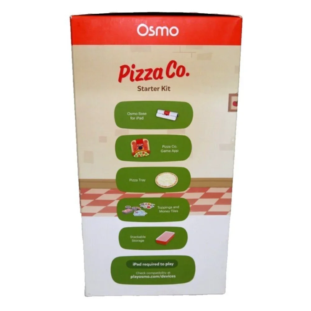 OSMO Pizza Co. Starter Kit learning game for kids 5-12 works on IPAD only, NEW